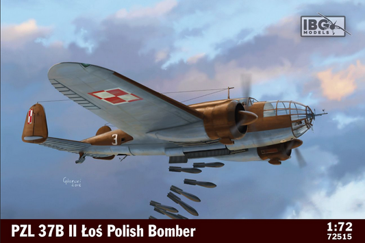 PZL.37B II Łoś - Polish Bomber - IBG MODELS 1/72