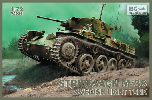 Stridsvagn M/38 Swedish light tank - IBG MODELS 1/72