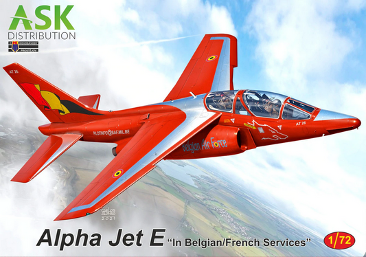 Alpha Jet E "In Belgian/French Services" - ASK Distribution - KP MODELS 1/72