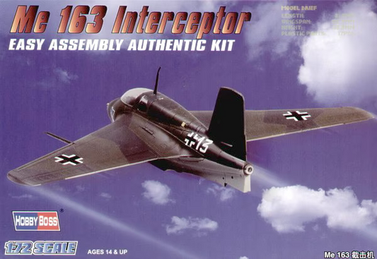 Me 163 Interceptor - Easy Assembly Kit - HOBBY BOSS 1/72