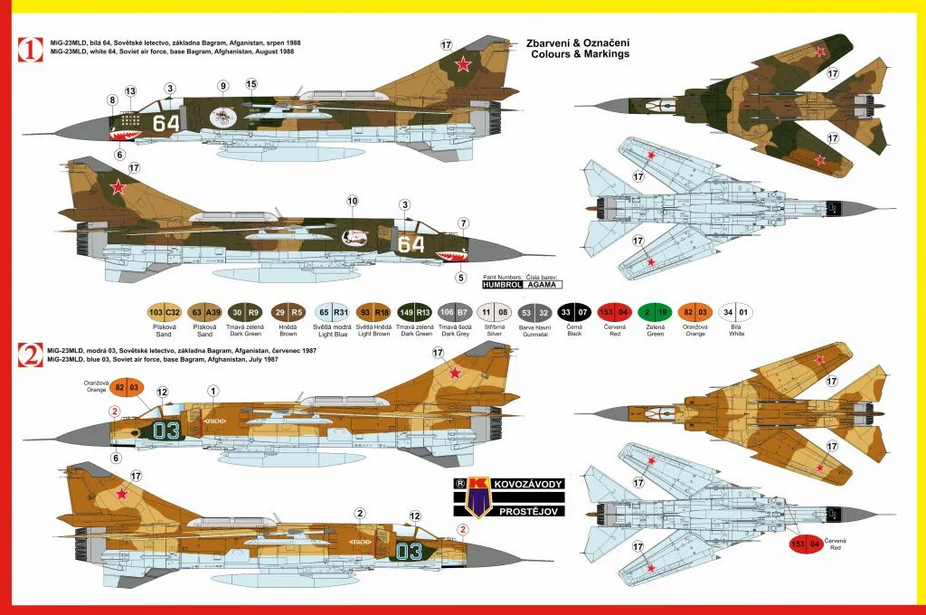 MiG-23MLD “Afghan Warrior” - KP MODELS 1/72
