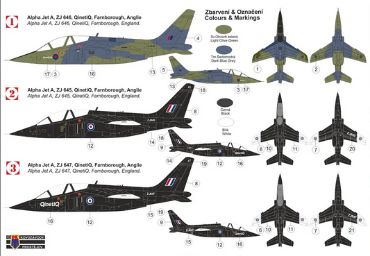 Alpha Jet A "QinetiQ" - KP MODELS 1/72