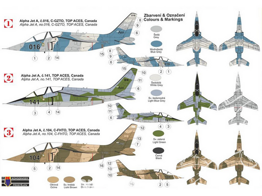 Alpha Jet A "Canadian Top Aces" - KP MODELS 1/72