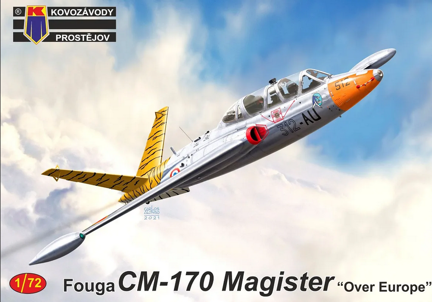 Fouga CM-170 Magister "Over Europe" - KP MODELS 1/72