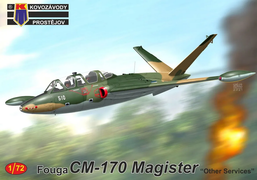 Fouga CM.170 Magister "Other Services" - KP MODELS 1/72