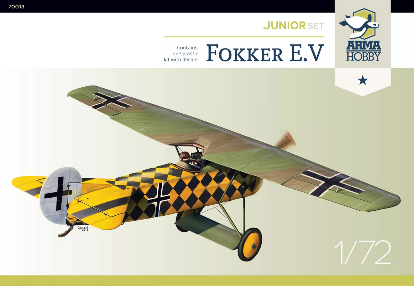 Fokker E.V - Junior Set - ARMA HOBBY 1/72