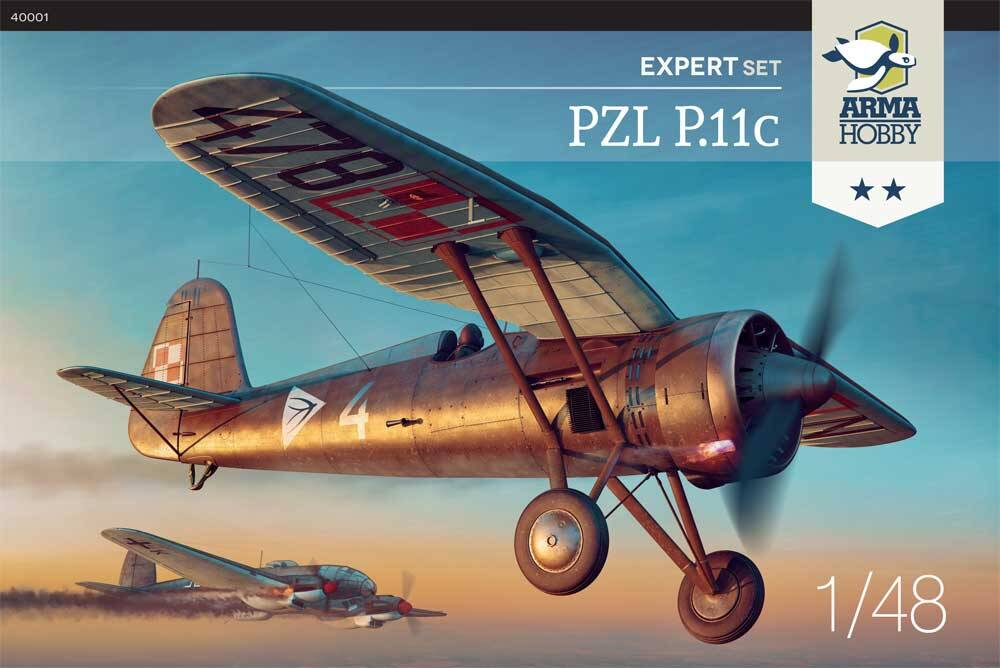 PZL P.11c - Expert Set - ARMA HOBBY 1/48