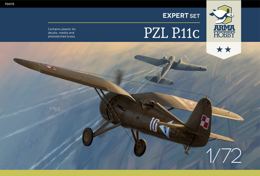 PZL P.11c - Expert set - ARMA HOBBY 1/72