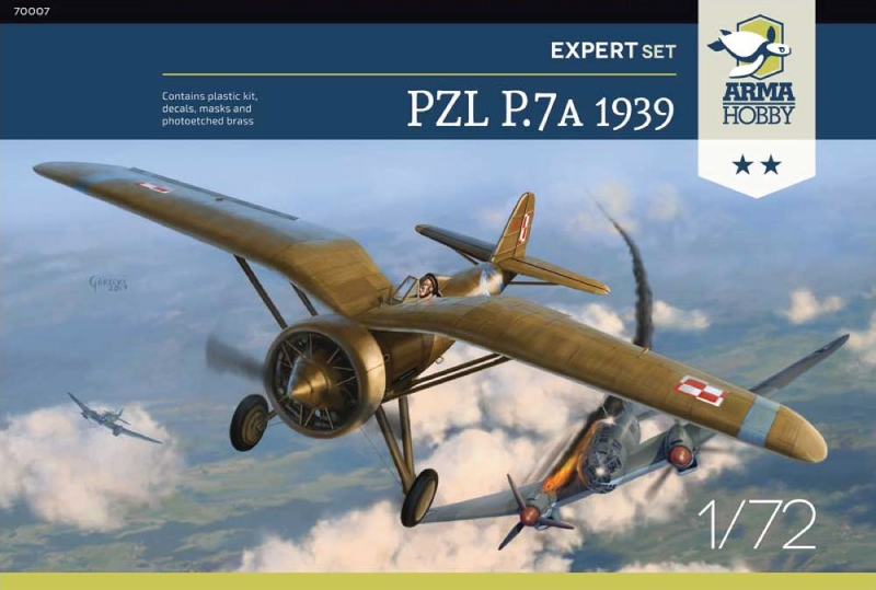 PZL P.7a 1939 - Expert Set - ARMA HOBBY 1/72