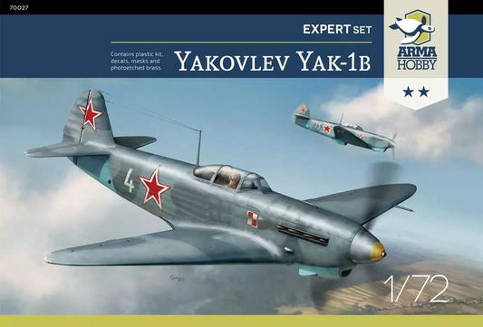 Yakovlev Yak-1B - Expert Set - ARMA HOBBY 1/72