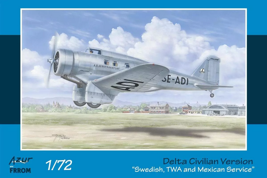 Delta Civilian Version "Swedish, TWA and Mexican Service" - AZUR / FRROM 1/72