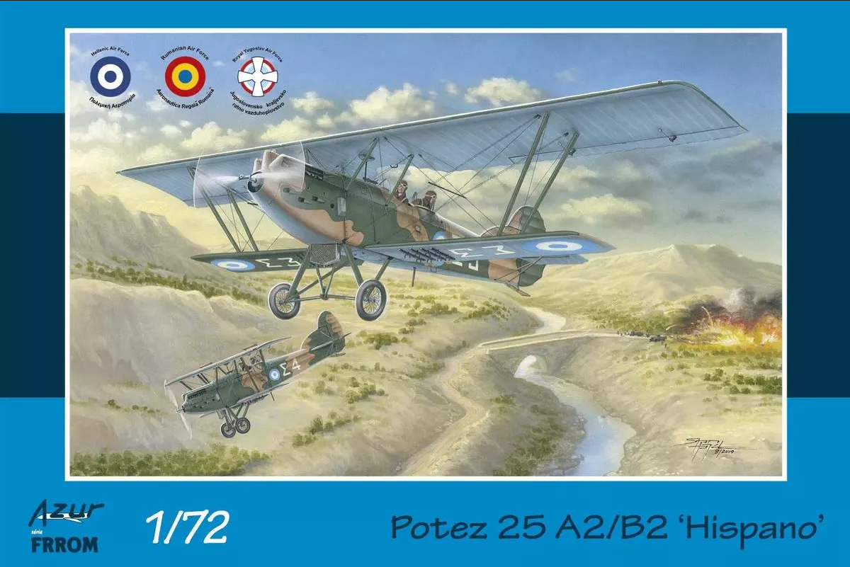 Potez 25 A2 / B2 'Hispano' - AZUR / FRROM 1/72