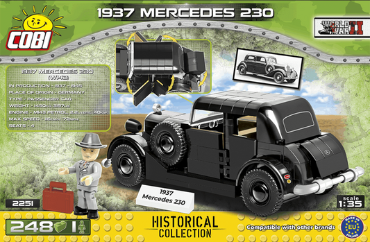 1937 Mercedes 230 - 248 pièces / 1 figurine - COBI 1/35