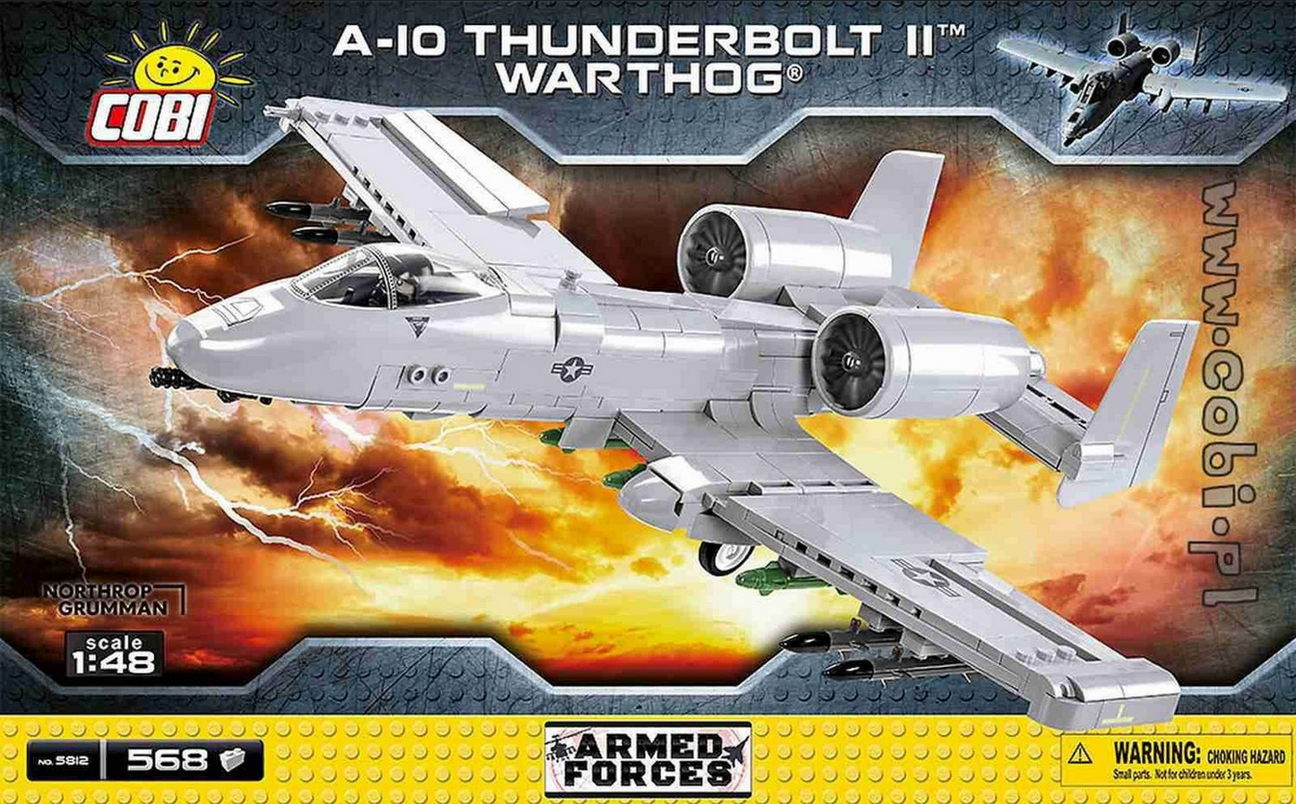 A-10 Thunderbolt II Warthog - 568 pièces - COBI 1/48