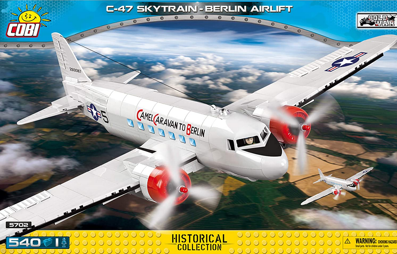 C-47 Skytrain - Berlin Airlift - 540 pièces / 1 figurine - COBI