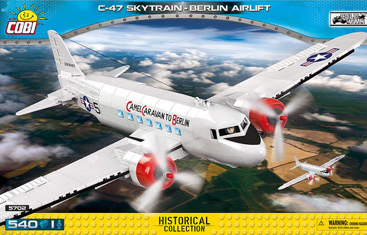 C-47 Skytrain - Berlin Airlift - 540 pièces / 1 figurine - COBI