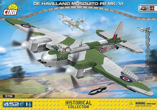 De Havilland Mosquito FB MK. VI - 452 pièces / 1 Figurine - COBI