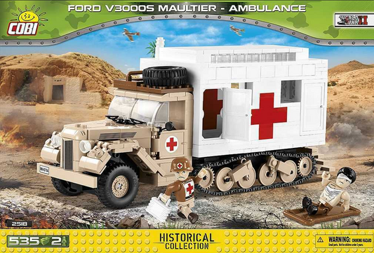 Ford V3000S Maultier - Ambulance - 535 pièces / 2 figurines - COBI