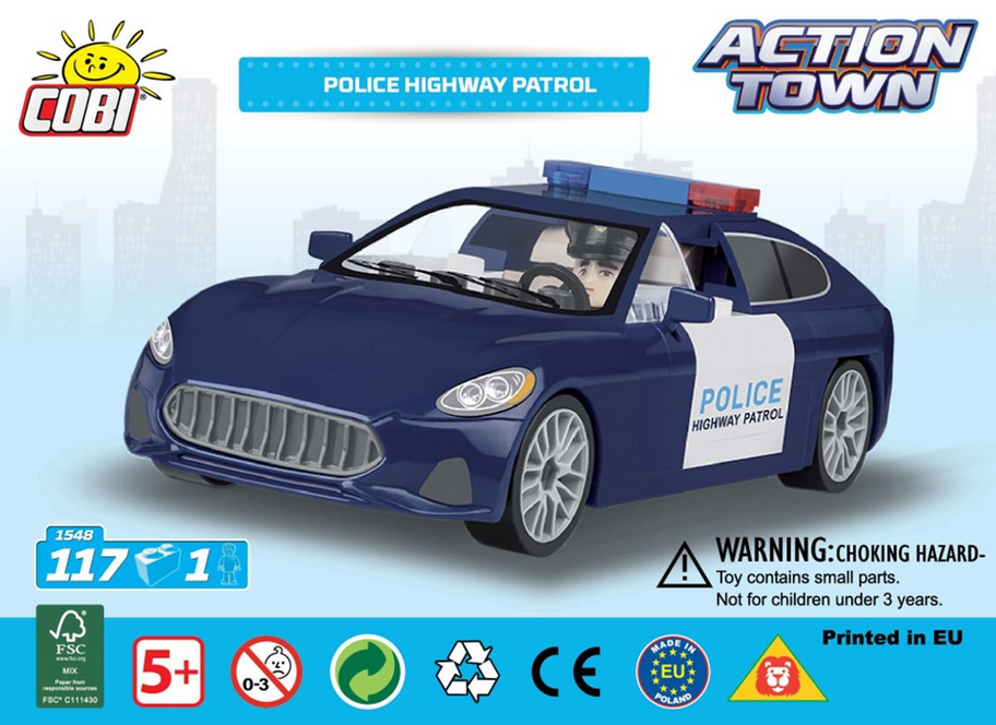 Police Highway Patrol - 117 pièces / 1 figurine - COBI