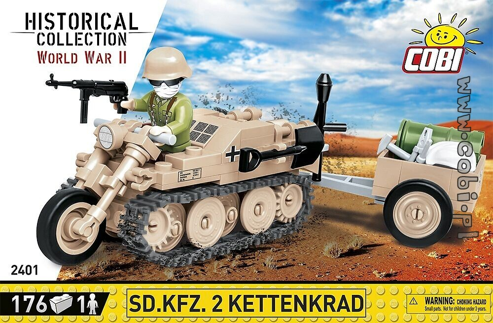 SD.KFZ. 2 Kettenkrad - 176 pièces / 1 figurine - COBI