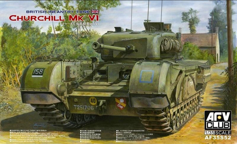 British Infantry Tank Churchill Mk VI - AFV CLUB 1/35