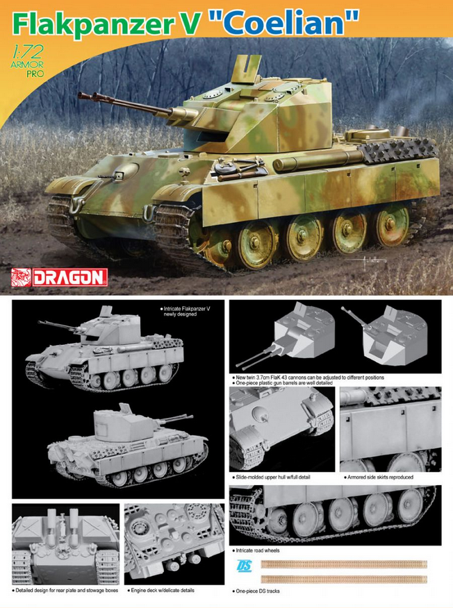 Flakpanzer V "Coelian" - DRAGON / CYBER HOBBY 1/72