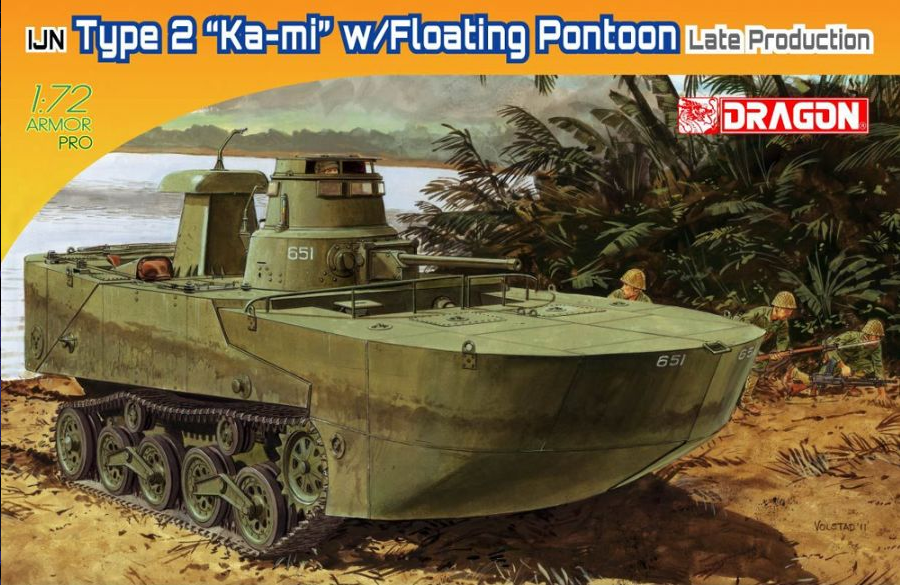 IJN Type 2 "Ka-mi" w/Floating Pontoon (Late Production) - DRAGON / CYBER HOBBY 1/72
