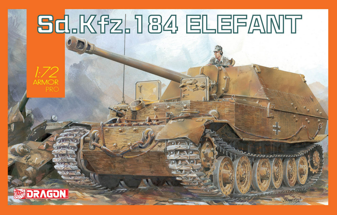 Sd.Kfz. 184 Elefant - DRAGON / CYBER HOBBY 1/72