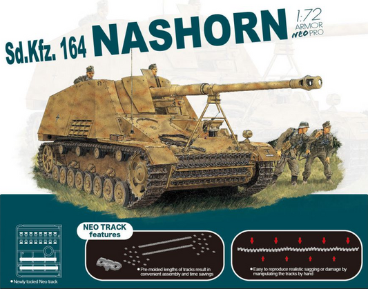 Sd.Kfz. 164 Nashorn w/NEO Track - DRAGON / CYBER HOBBY 1/72