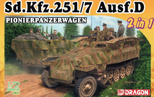 Sd.Kfz.251/7 Ausf.D Pionierpanzerwagen - DRAGON / CYBER HOBBY 1/72