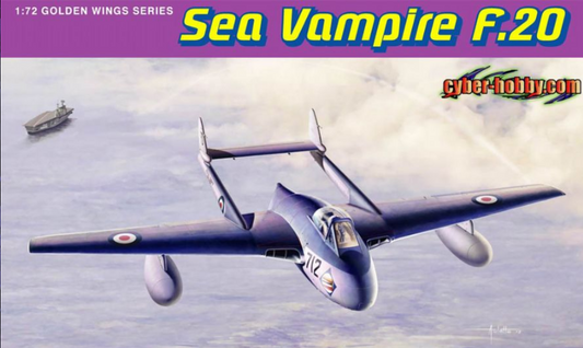 Sea Vampire F.20 - DRAGON / CYBER HOBBY 1/72
