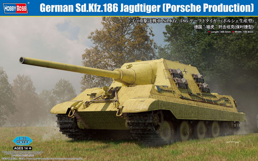 German Sd.Kfz.186 Jagdtiger (Porsche Production) - HOBBY BOSS 1/35