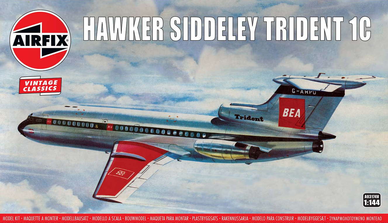 Hawker Siddeley Trident 1C - AIRFIX 1/144