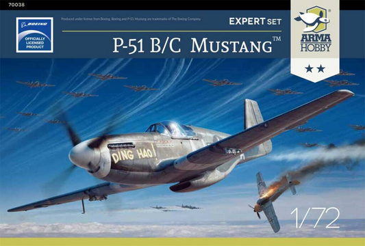 P-51 B/C Mustang™ Expert Set - ARMA HOBBY 1/72