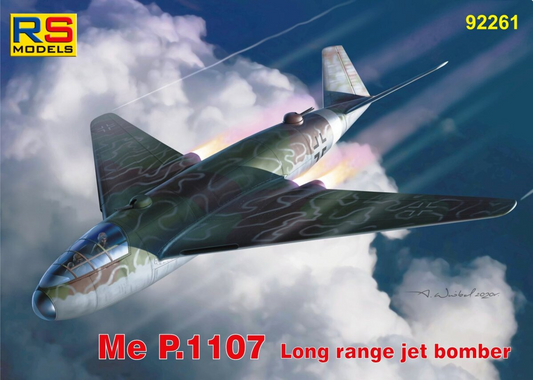 Me P.1107 - Long Range Jet Bomber - RS MODELS 1/72
