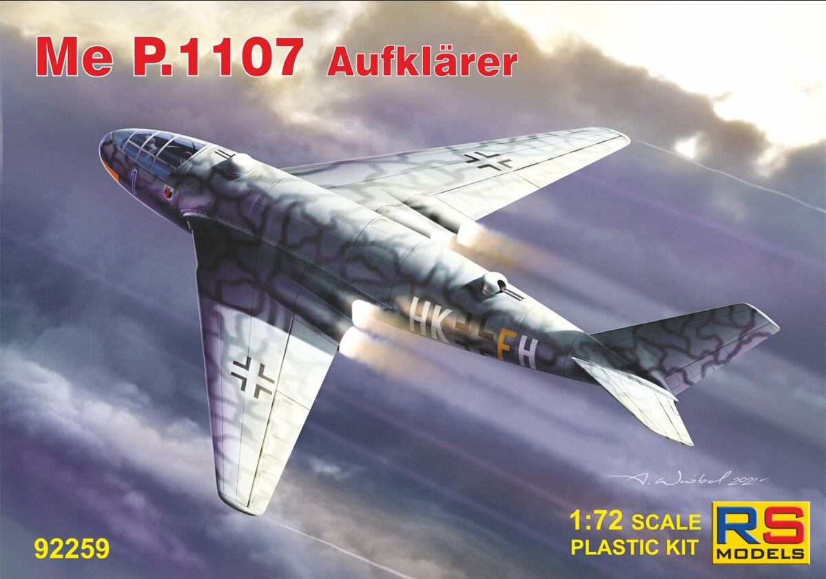 Messerschmitt Me P.1107 Aufklärer - RS MODELS 1/72