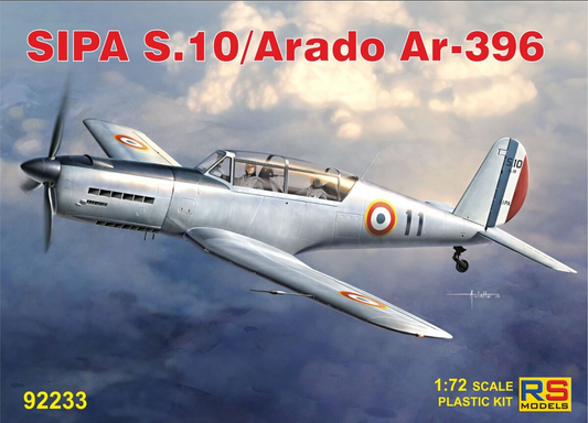 SIPA S.10 / Arado Ar-396 - RS MODELS 1/72