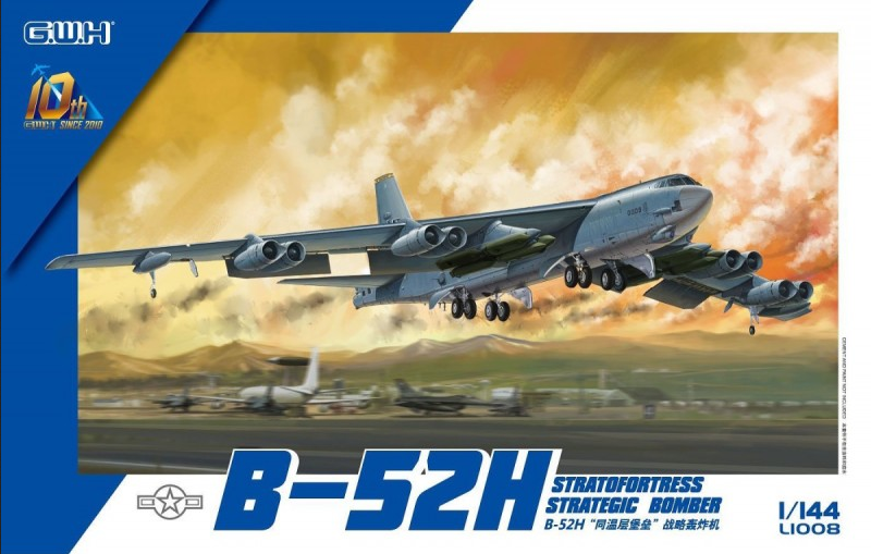 B-52H Stratofortress Strategic Bomber - GREAT WALL HOBBY 1/144