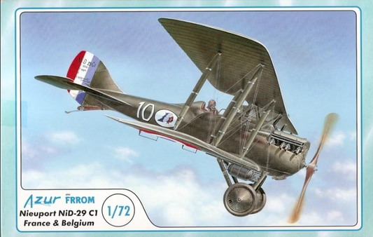 Nieuport NiD-29 C1 France & Belgium - AZUR FRROM 1/72