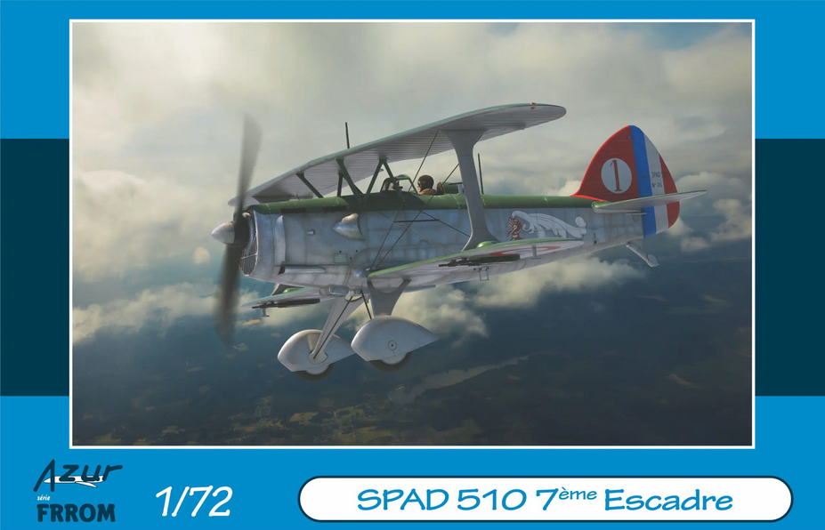Spad 510 C1 7ème Escadre - AZUR FRROM 1/72
