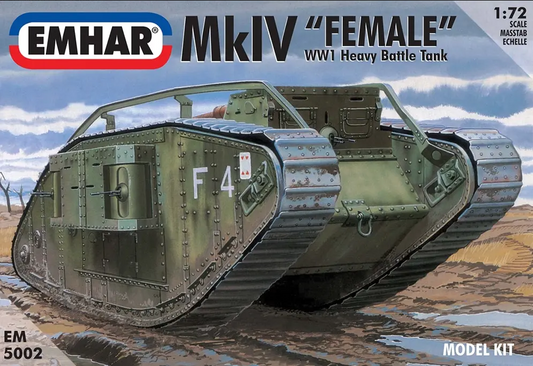 Mk IV "Female" WWI Tank - EMHAR 1/72