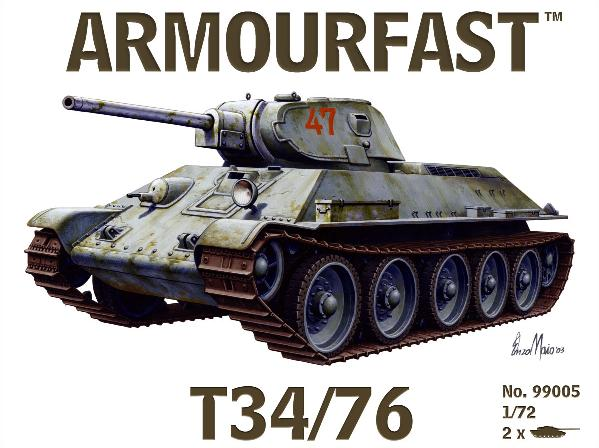 T34/76 - ARMOURFAST 1/72