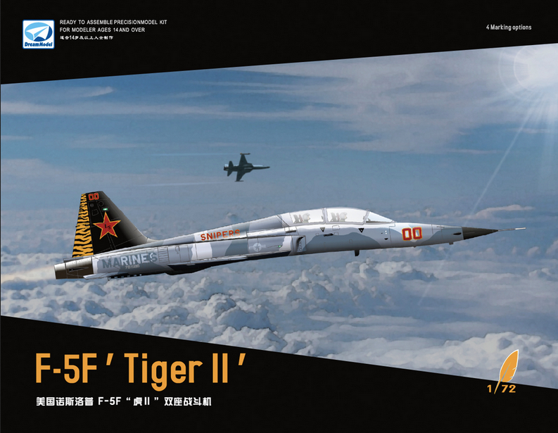 Northrop F-5F "Tiger II" Late Version - DREAM MODEL 1/72