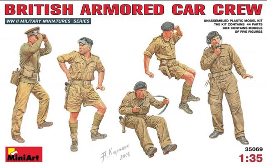 British Armored Car Crew - MINIART 1/35