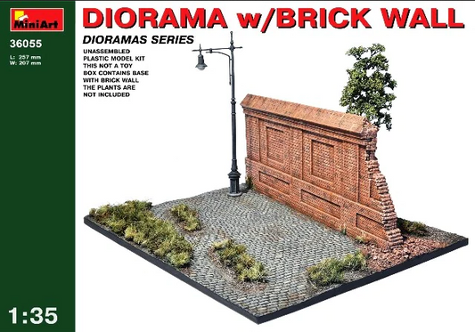 Diorama avec Mur de Briques - MINIART 1/35