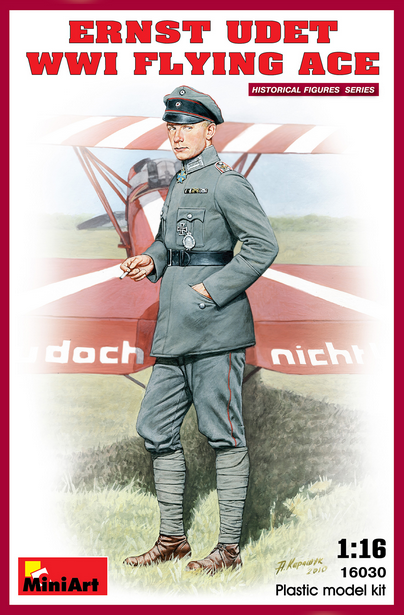 Ernst Udet - WWI Flying Ace - MINIART 1/16