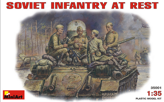 Soviet Infantry At Rest - MINIART 1/35