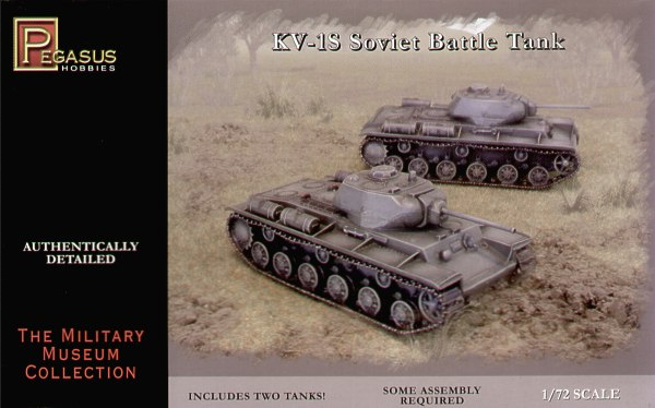 KV-1S Soviet Battle Tank - PEGASUS 1/72