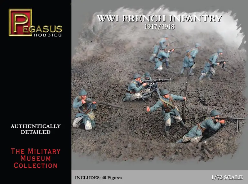 WWI French Infantry 1917-1918 - PEGASUS 1/72