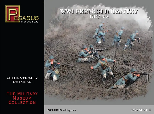 WWI French Infantry 1917-1918 - PEGASUS 1/72